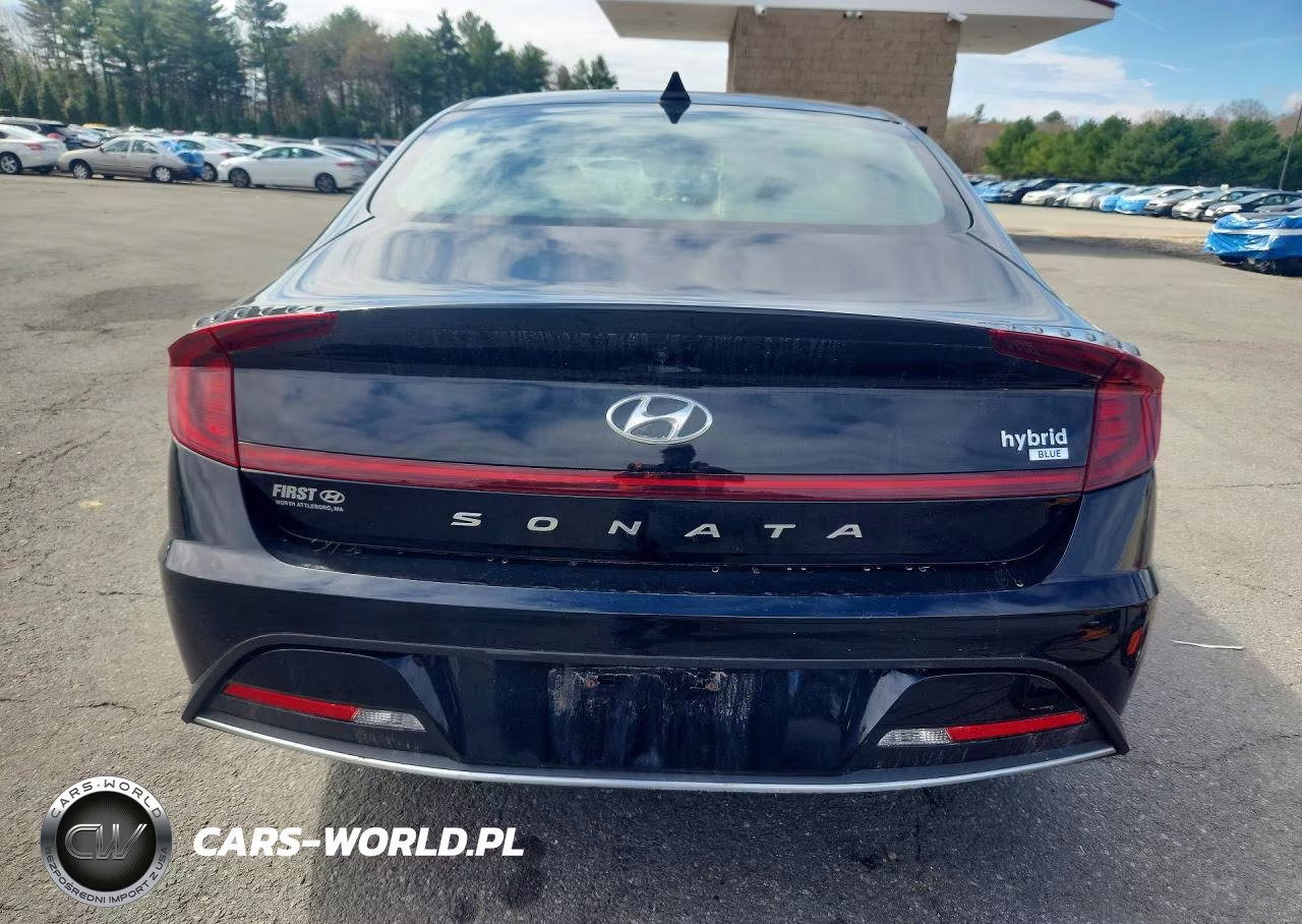 2023 Hyundai Sonata Hybrid Blue VIN:KMHL24JJ9PA083370 - 6