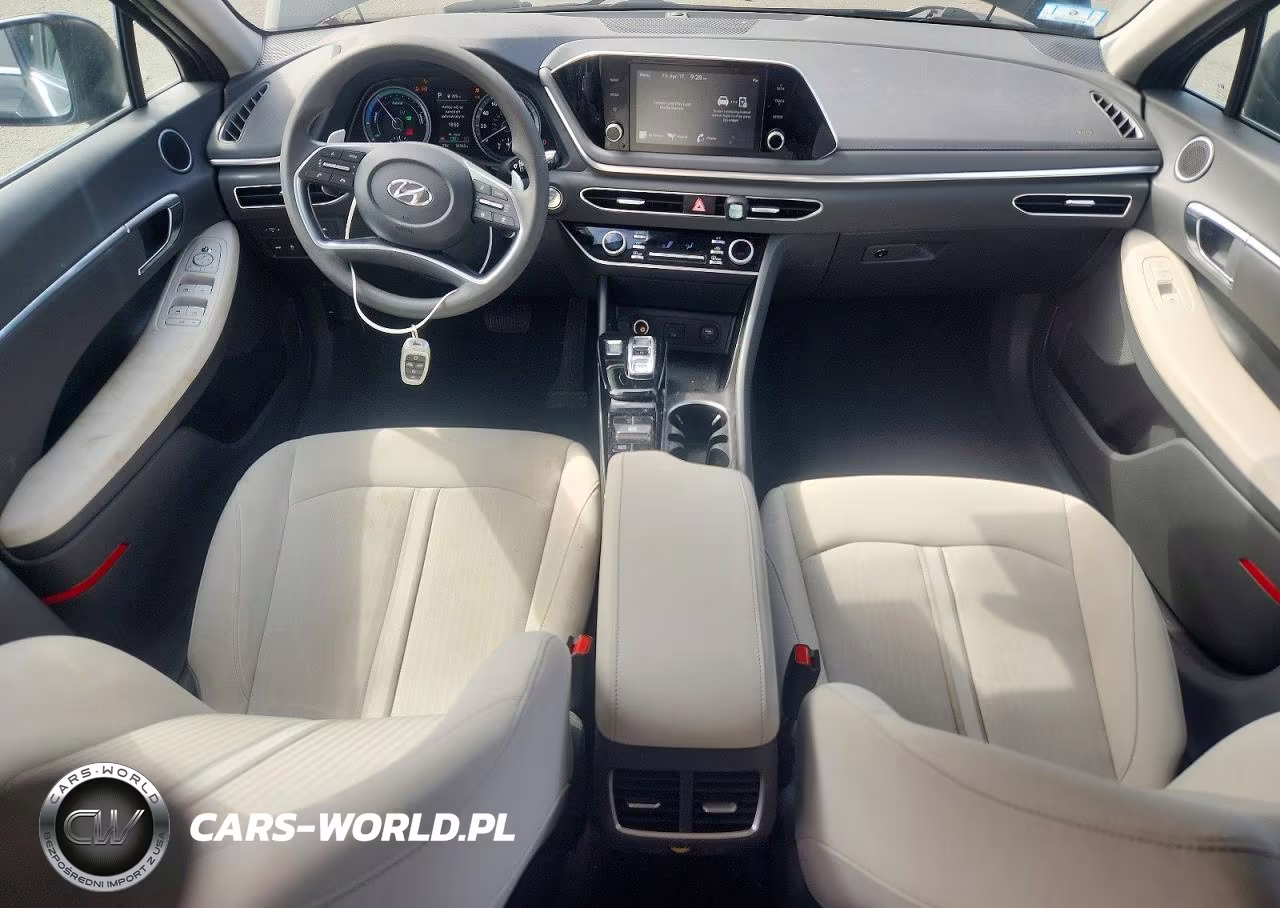 2023 Hyundai Sonata Hybrid Blue VIN:KMHL24JJ9PA083370 - 8
