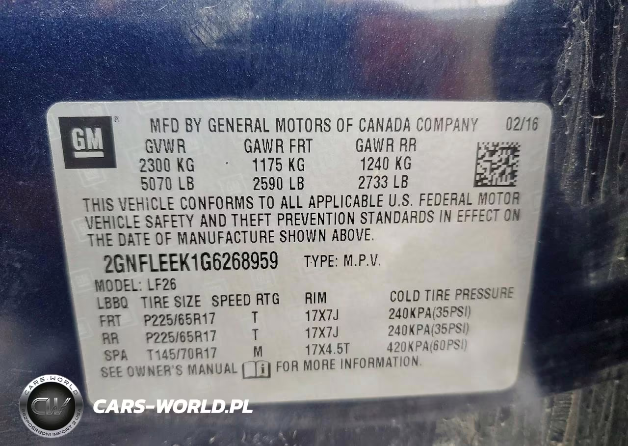 2016 Chevrolet Equinox Ls VIN:2GNFLEEK1G6268959 - 13