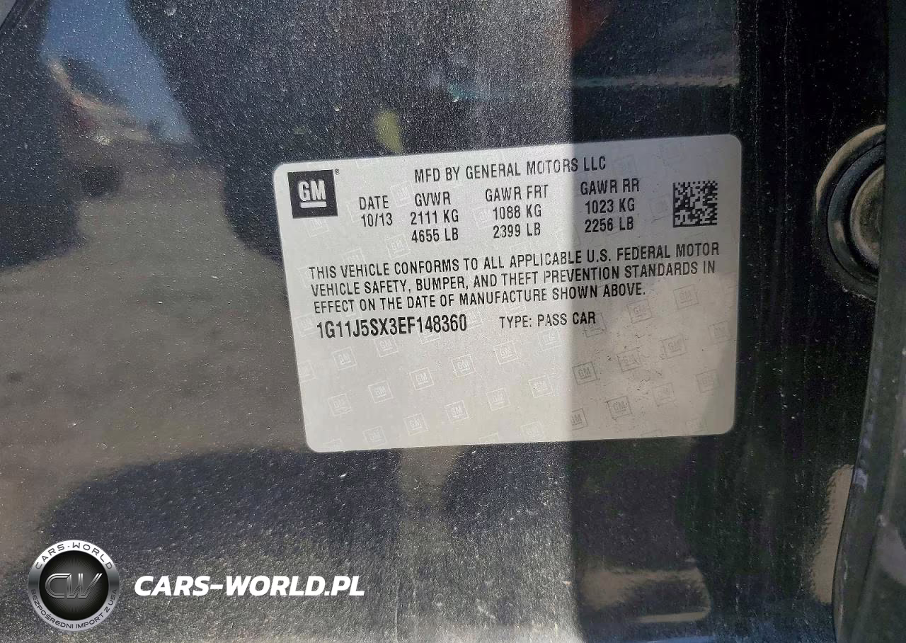 2014 Chevrolet Malibu Ltz VIN:1G11J5SX3EF148360 - 12