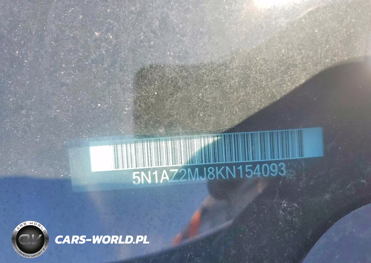 2019 Nissan Murano Sv VIN:5N1AZ2MJ8KN154093 - 14
