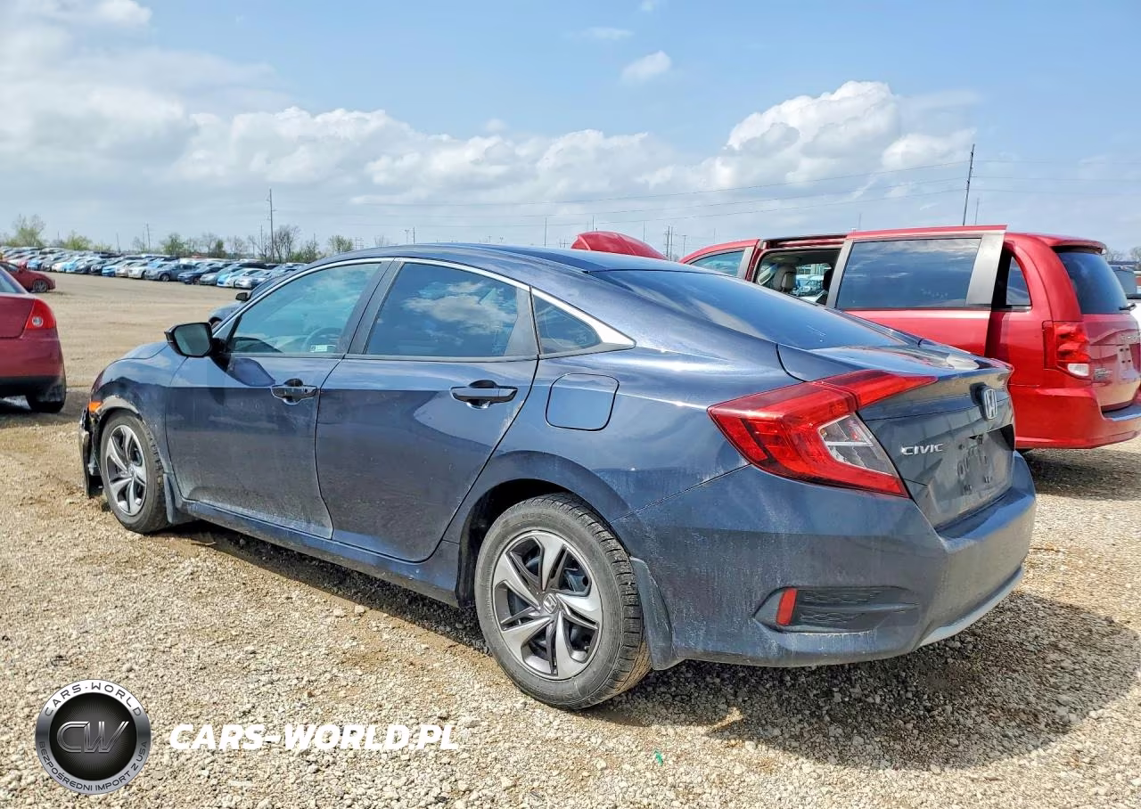 2019 Honda Civic Lx VIN:19XFC2F61KE034516 - 2