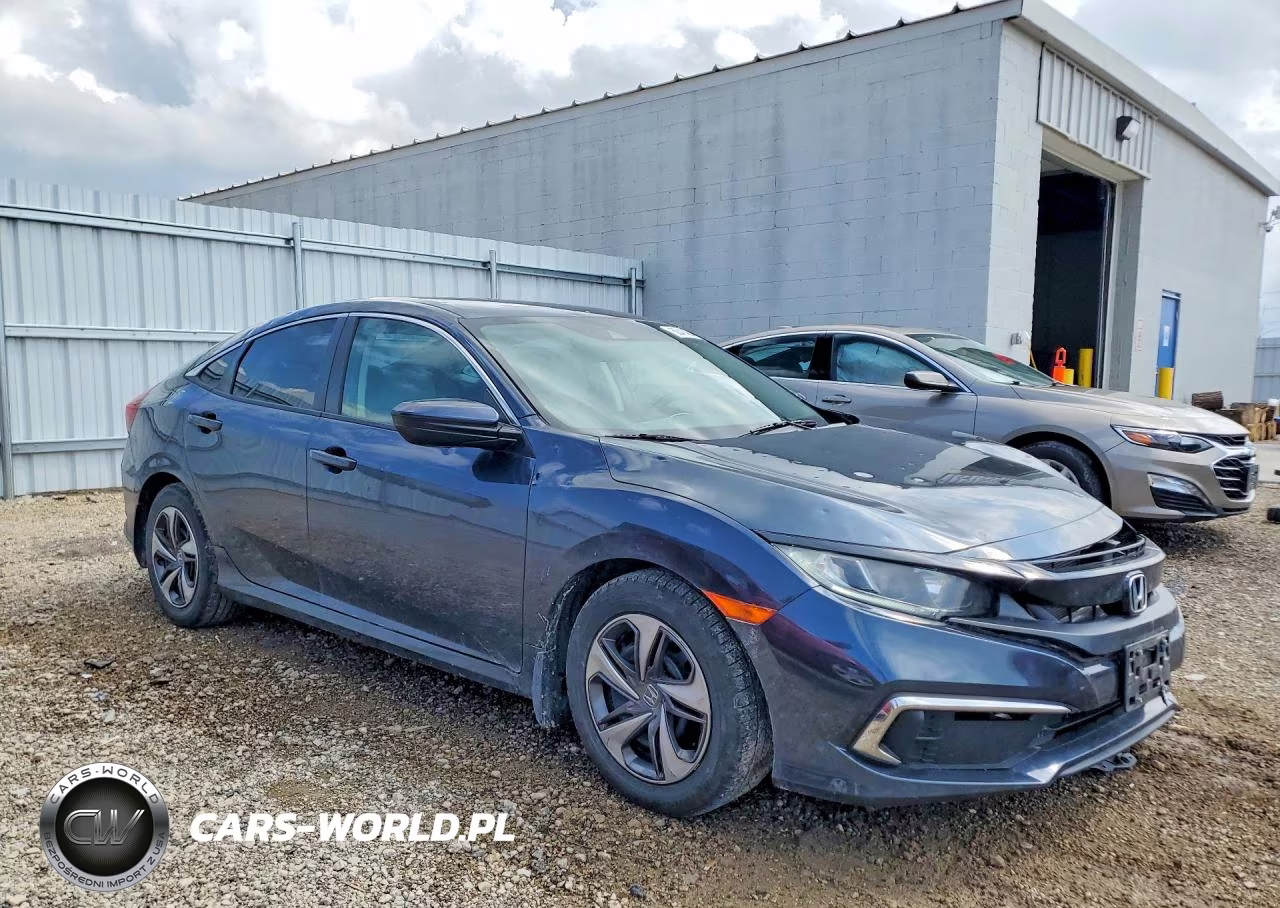 2019 Honda Civic Lx VIN:19XFC2F61KE034516 - 4