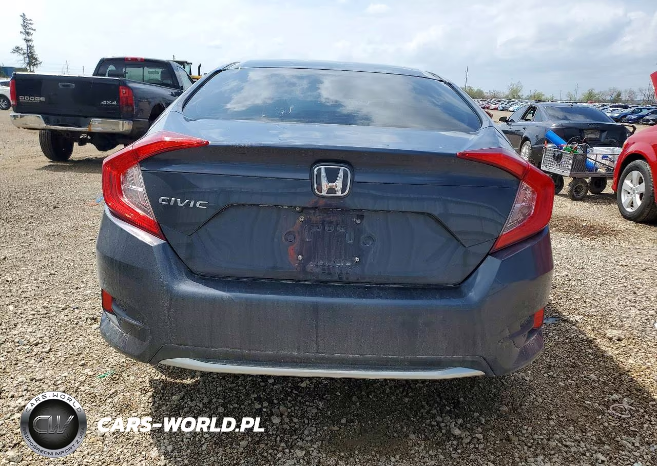 2019 Honda Civic Lx VIN:19XFC2F61KE034516 - 6