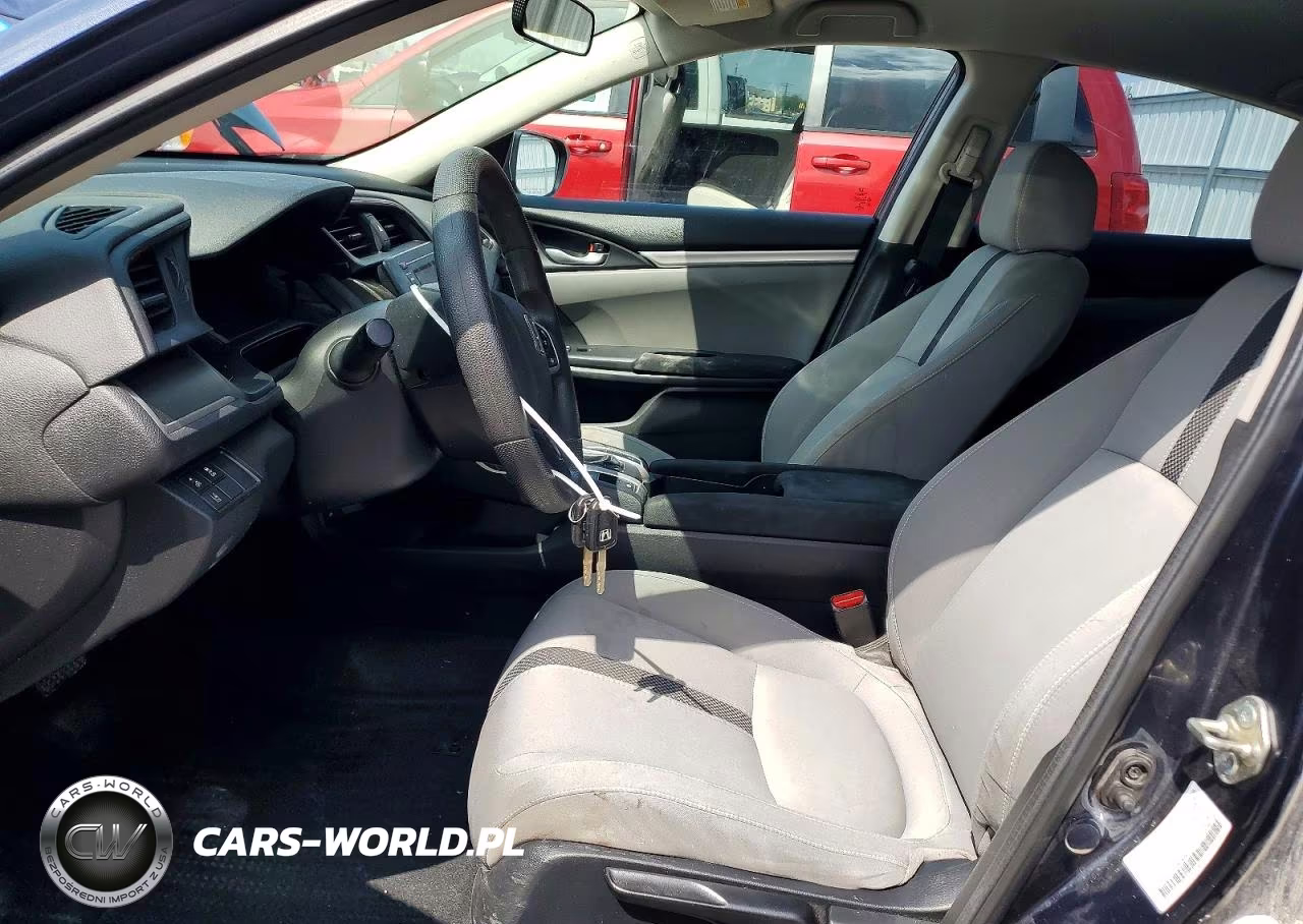 2019 Honda Civic Lx VIN:19XFC2F61KE034516 - 7