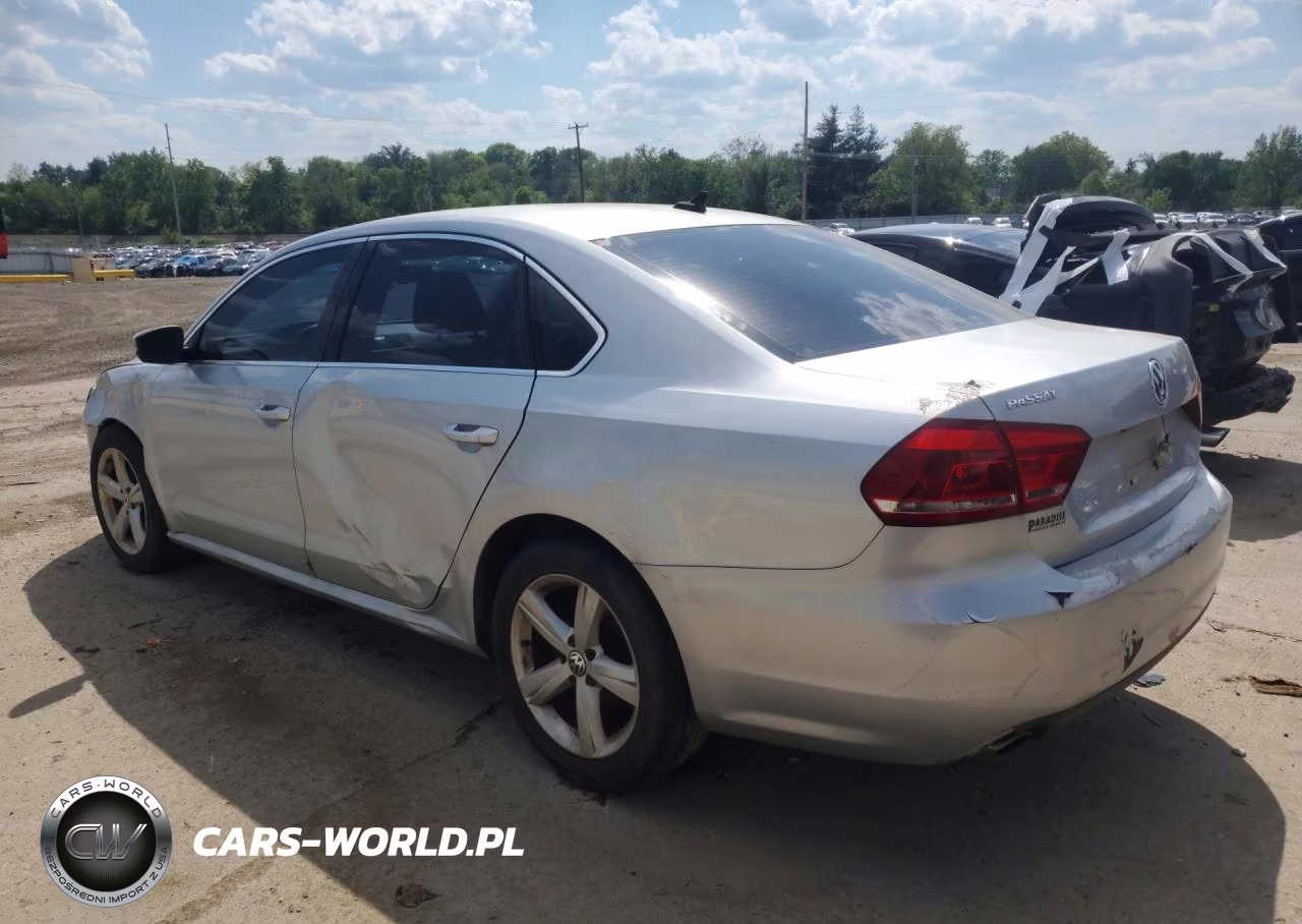 2013 Volkswagen Passat Se VIN:1VWBP7A30DC015931 - 2