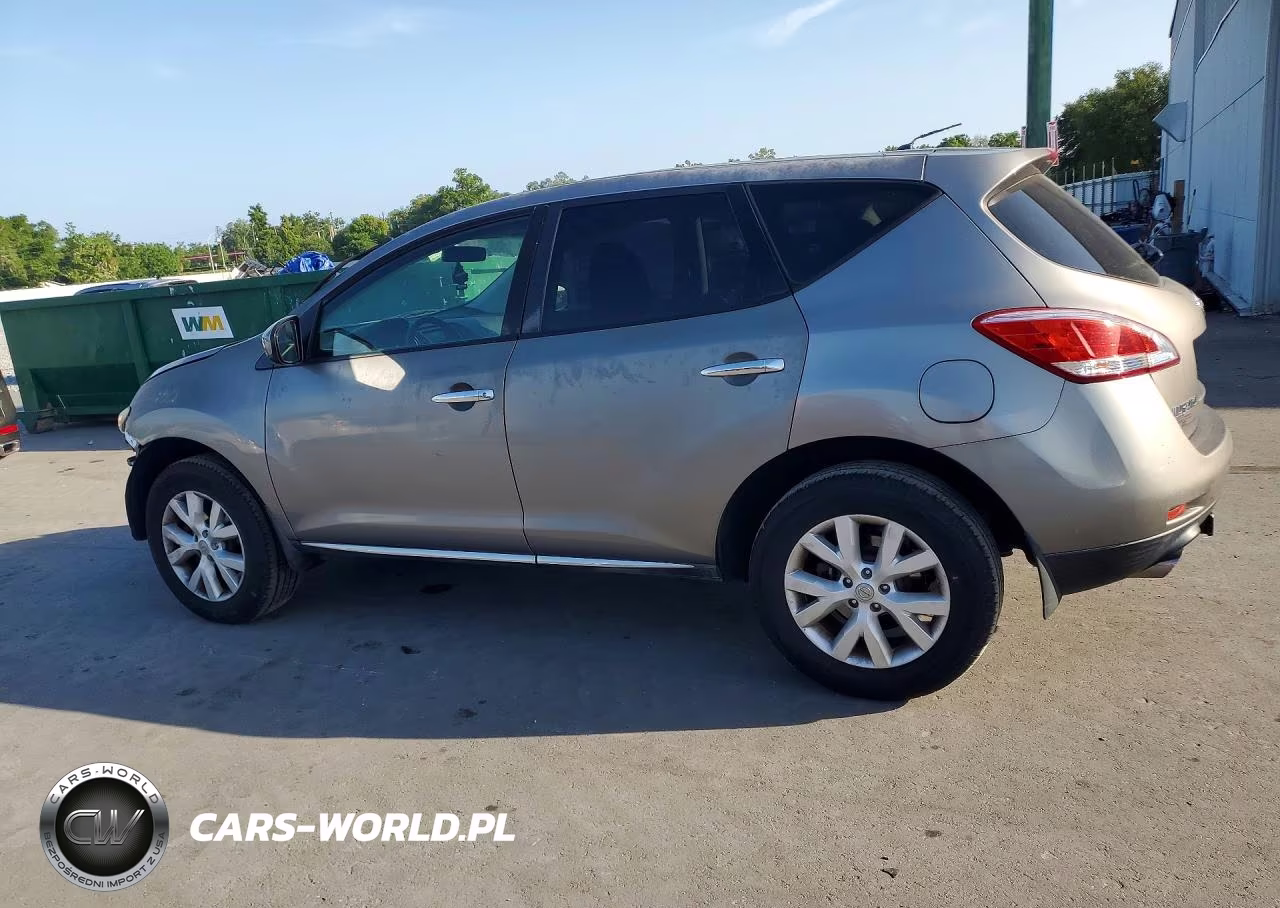 2012 Nissan Murano S VIN:JN8AZ1MU8CW103721 - 2