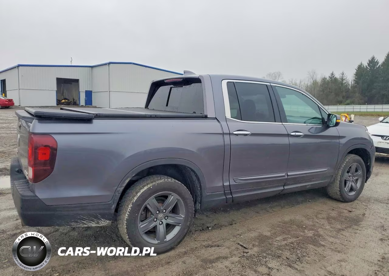 2022 Honda Ridgeline Rtl VIN:5FPYK3F74NB010100 - 3