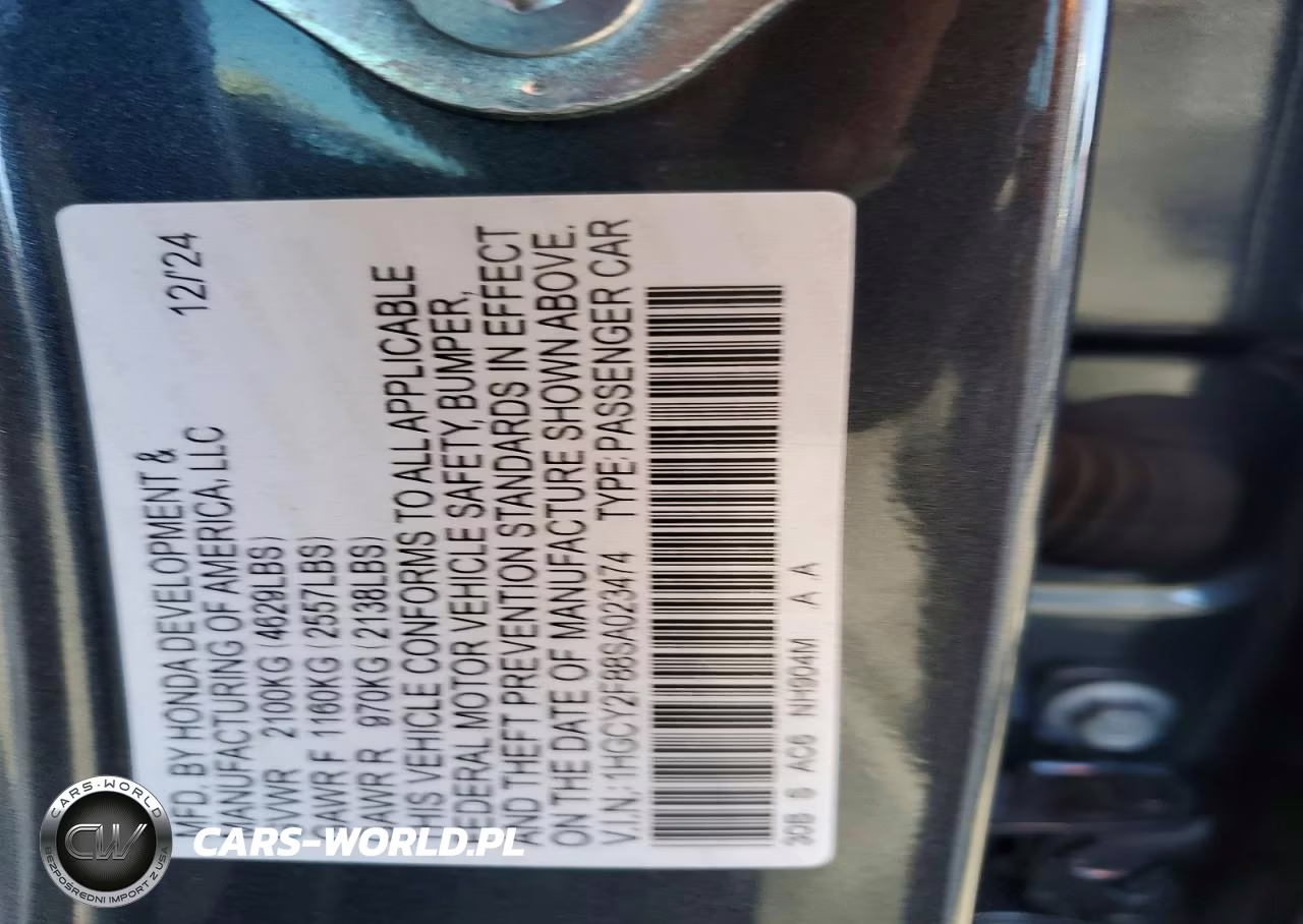 2025 Honda Accord Touring Hybrid VIN:1HGCY2F88SA023474 - 12