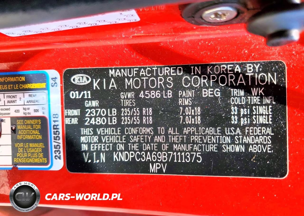 2011 Kia Sportage Sx VIN:KNDPC3A69B7111375 - 13