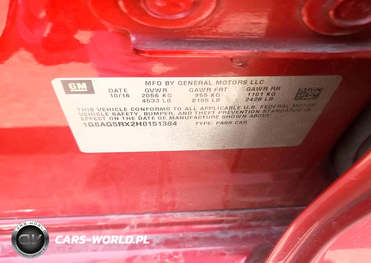 2017 Cadillac Ats VIN:1G6AG5RX2H0151384 - 12