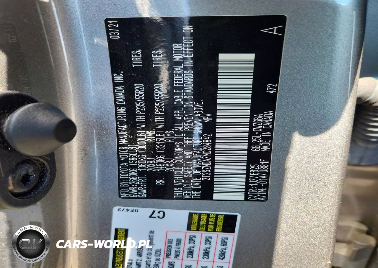 2021 Lexus Rx 350 F Sport VIN:2T2SZMDA7MC284842 - 13
