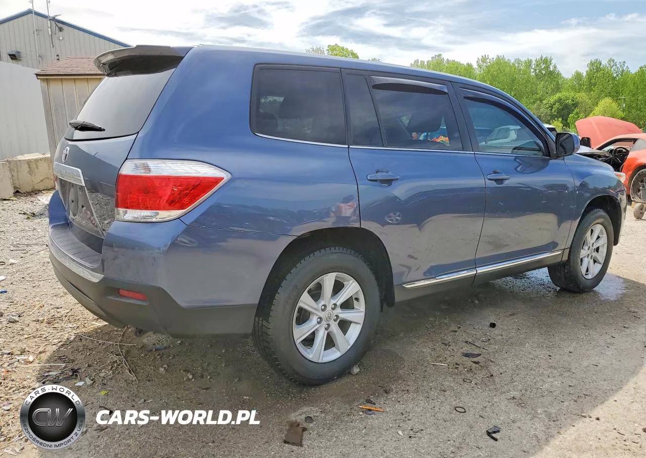 2013 Toyota Highlander Base VIN:5TDZA3EH6DS034581 - 3