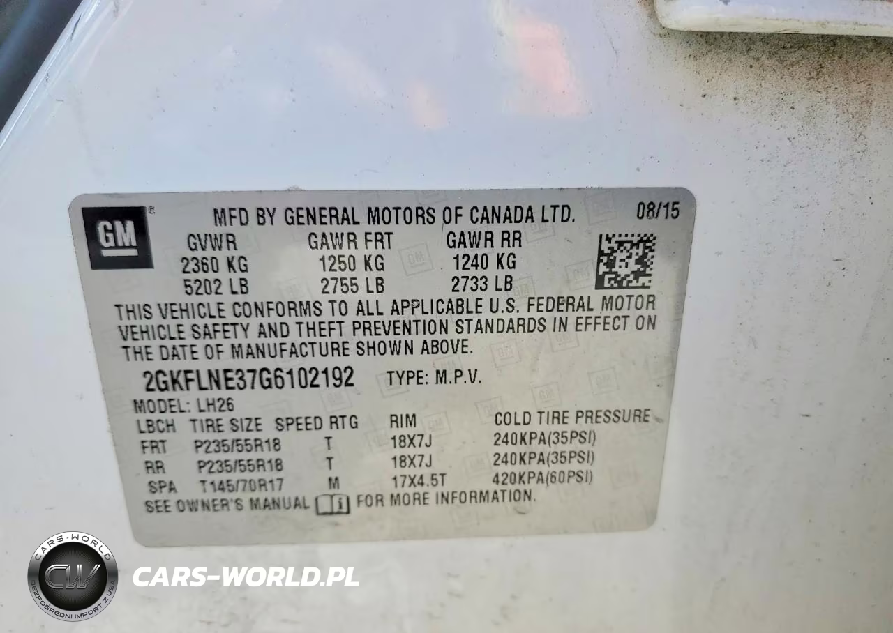 2016 GMC Terrain Sle VIN:2GKFLNE37G6102192 - 13