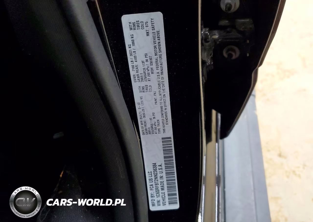 2022 Ram 1500 Big Horn VIN:1C6SRFBT2NN236384 - 12