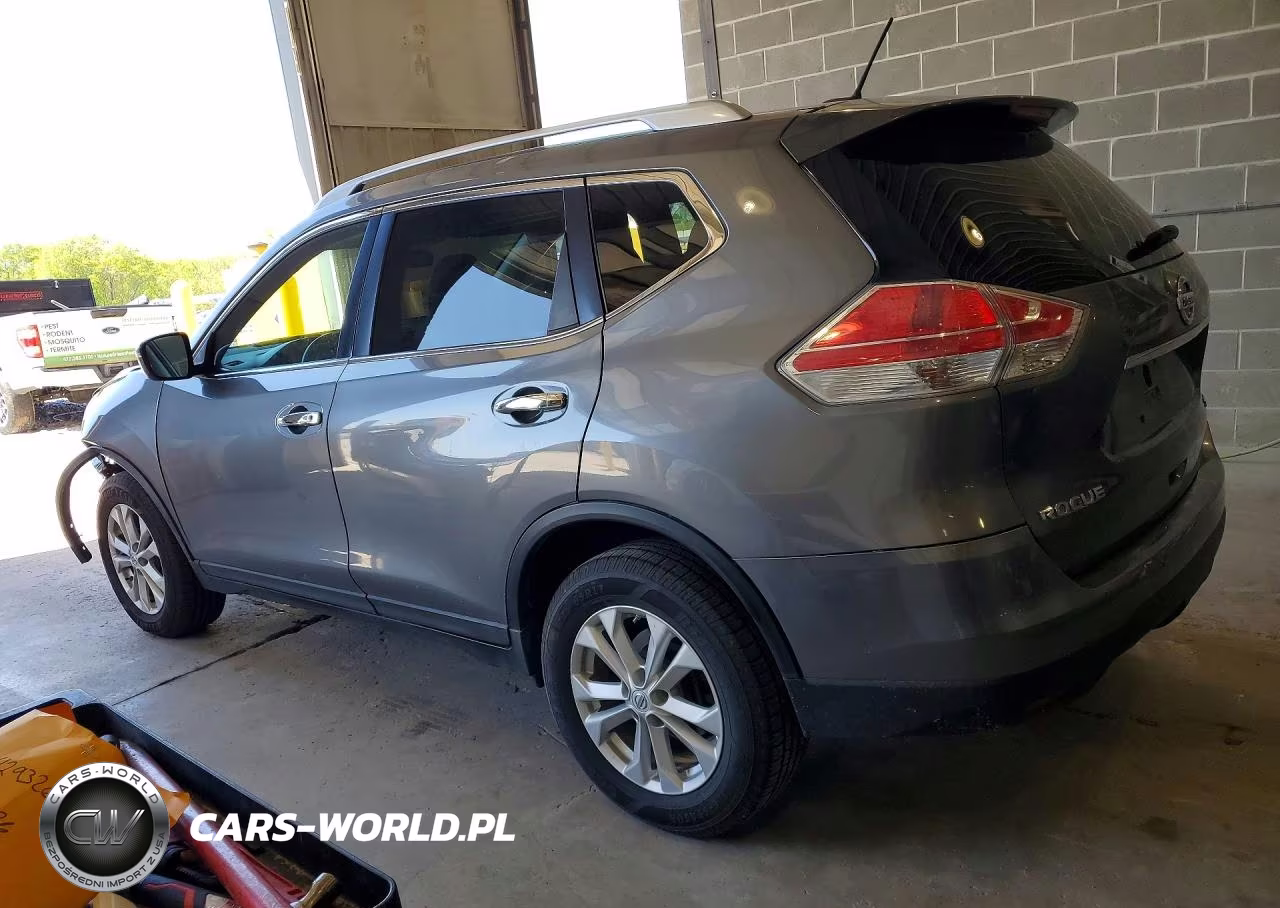 2015 Nissan Rogue Sv VIN:KNMAT2MVXFP533762 - 2