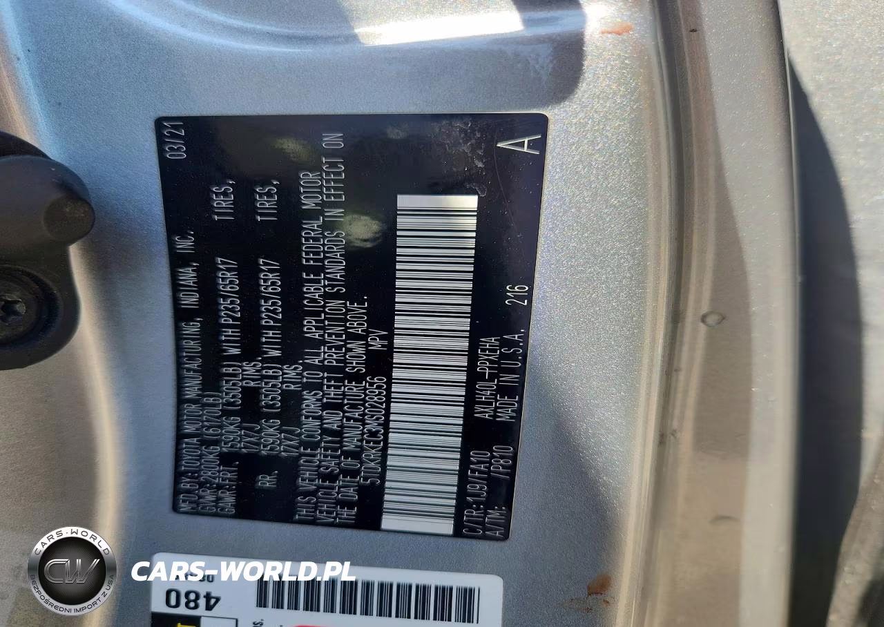 2021 Toyota Sienna Le VIN:5TDKRKEC3MS028956 - 13