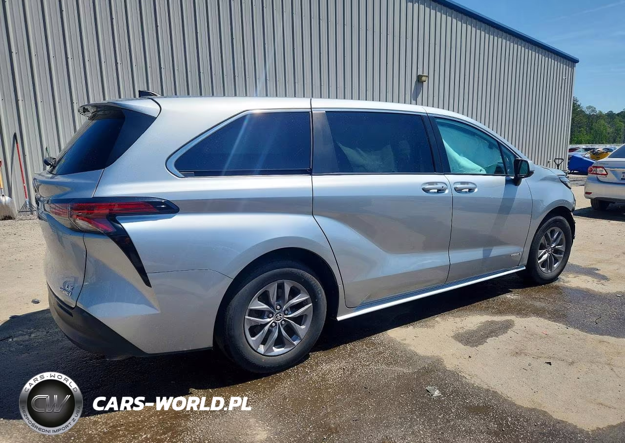 2021 Toyota Sienna Le VIN:5TDKRKEC3MS028956 - 3