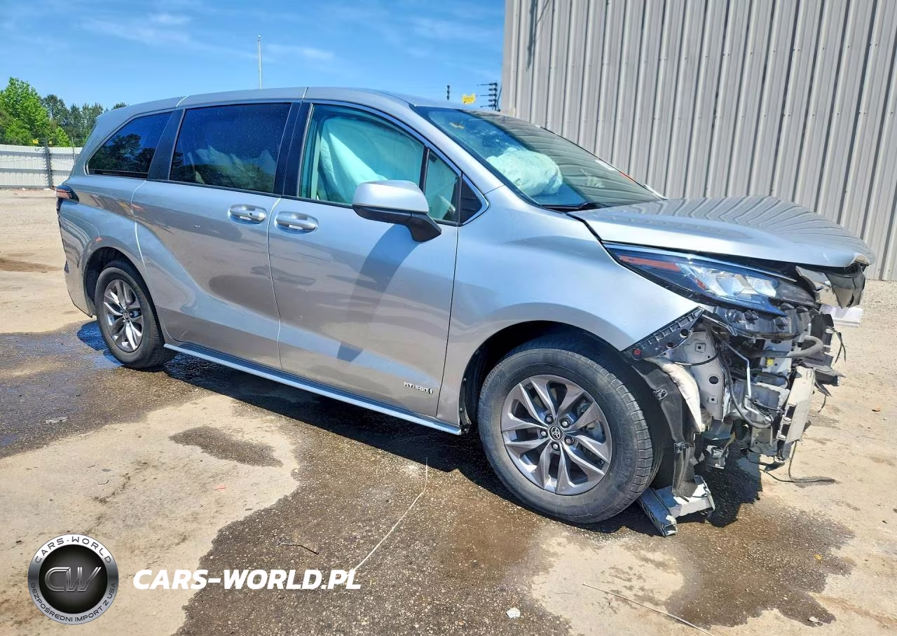 2021 Toyota Sienna Le VIN:5TDKRKEC3MS028956 - 4