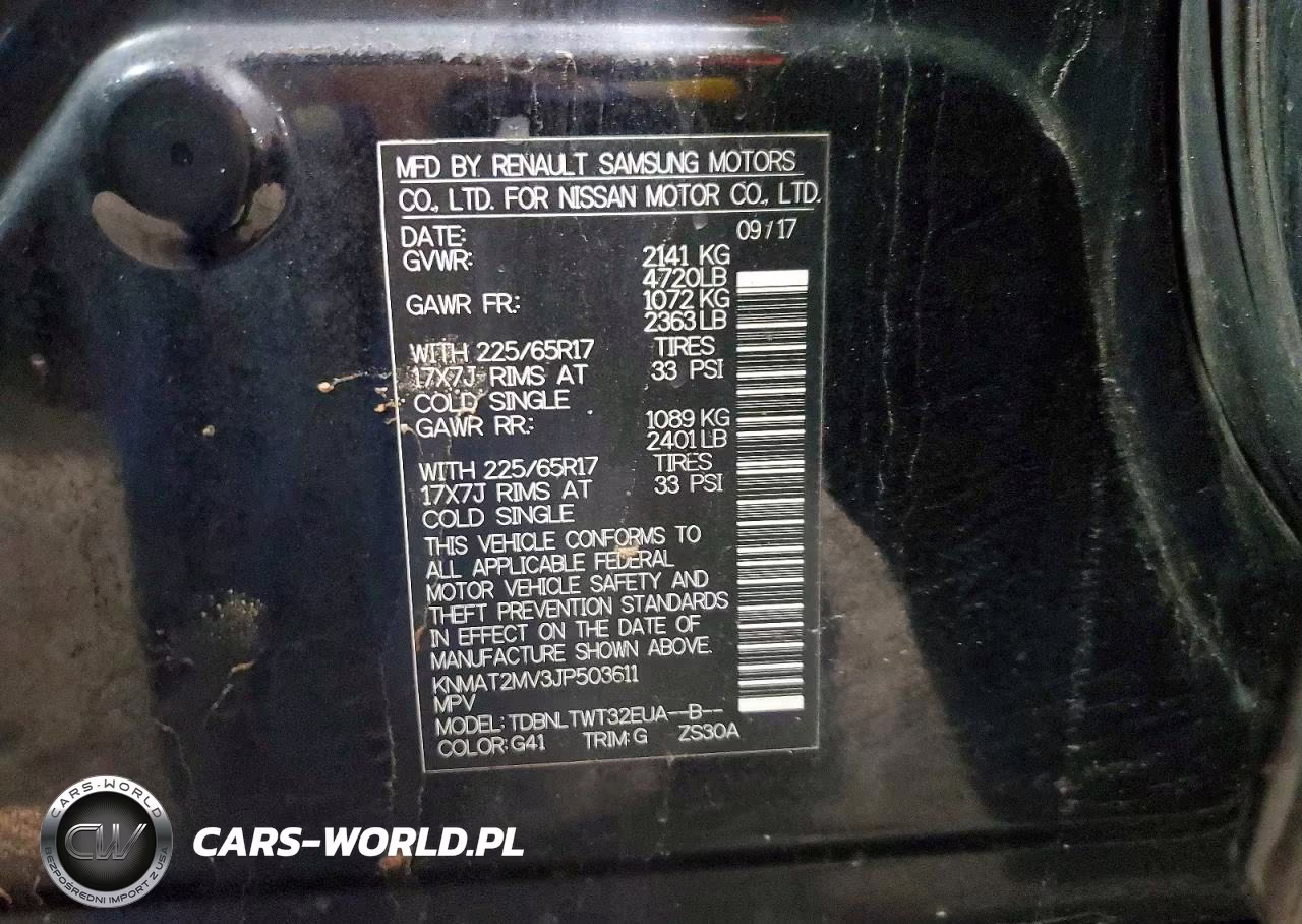 2018 Nissan Rogue Sv VIN:KNMAT2MV3JP503611 - 13