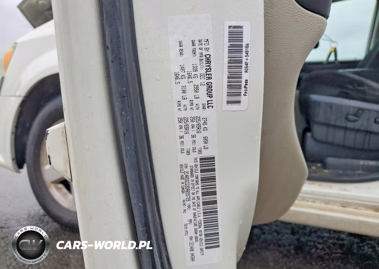 2013 Dodge Grand Caravan Sxt VIN:2C4RDGCG3DR655729 - 14