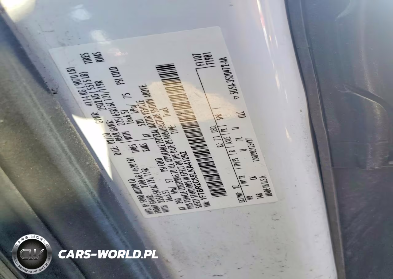 2020 Ford Transit VIN:1FTBR2C85LKA41292 - 12