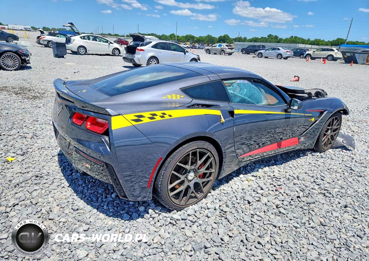 2014 Chevrolet Corvette Stingray Z51 3Lt VIN:1G1YM2D75E5113584 - 3