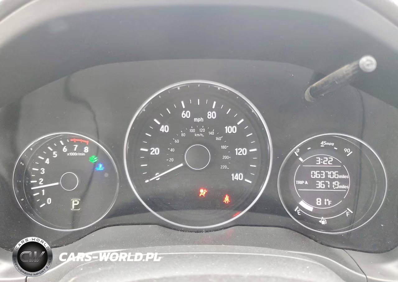 2017 Honda Hr-V Lx VIN:3CZRU6H3XHM725153 - 9