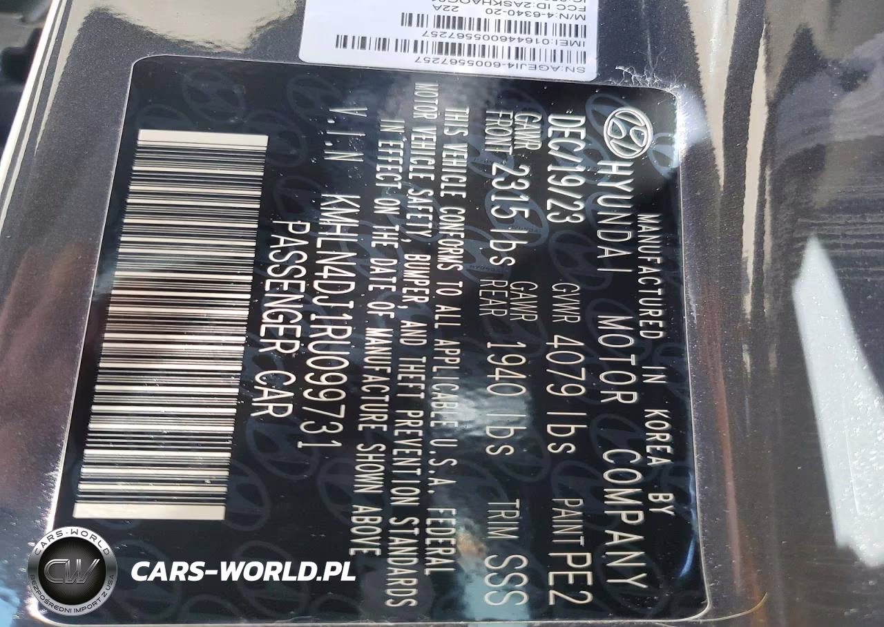 2024 Hyundai Elantra Limited VIN:KMHLN4DJ1RU099731 - 12