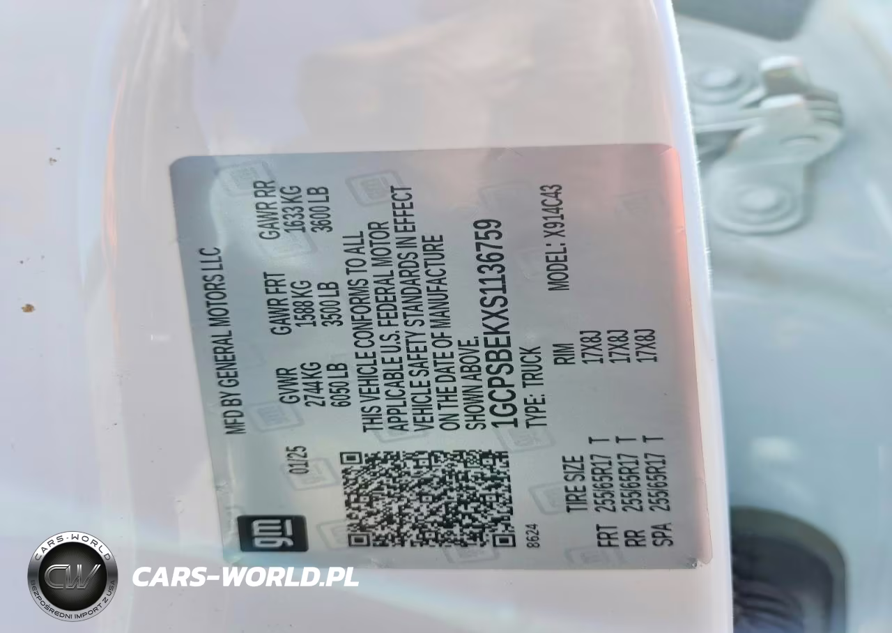 2025 Chevrolet Colorado VIN:1GCPSBEKXS1136759 - 12