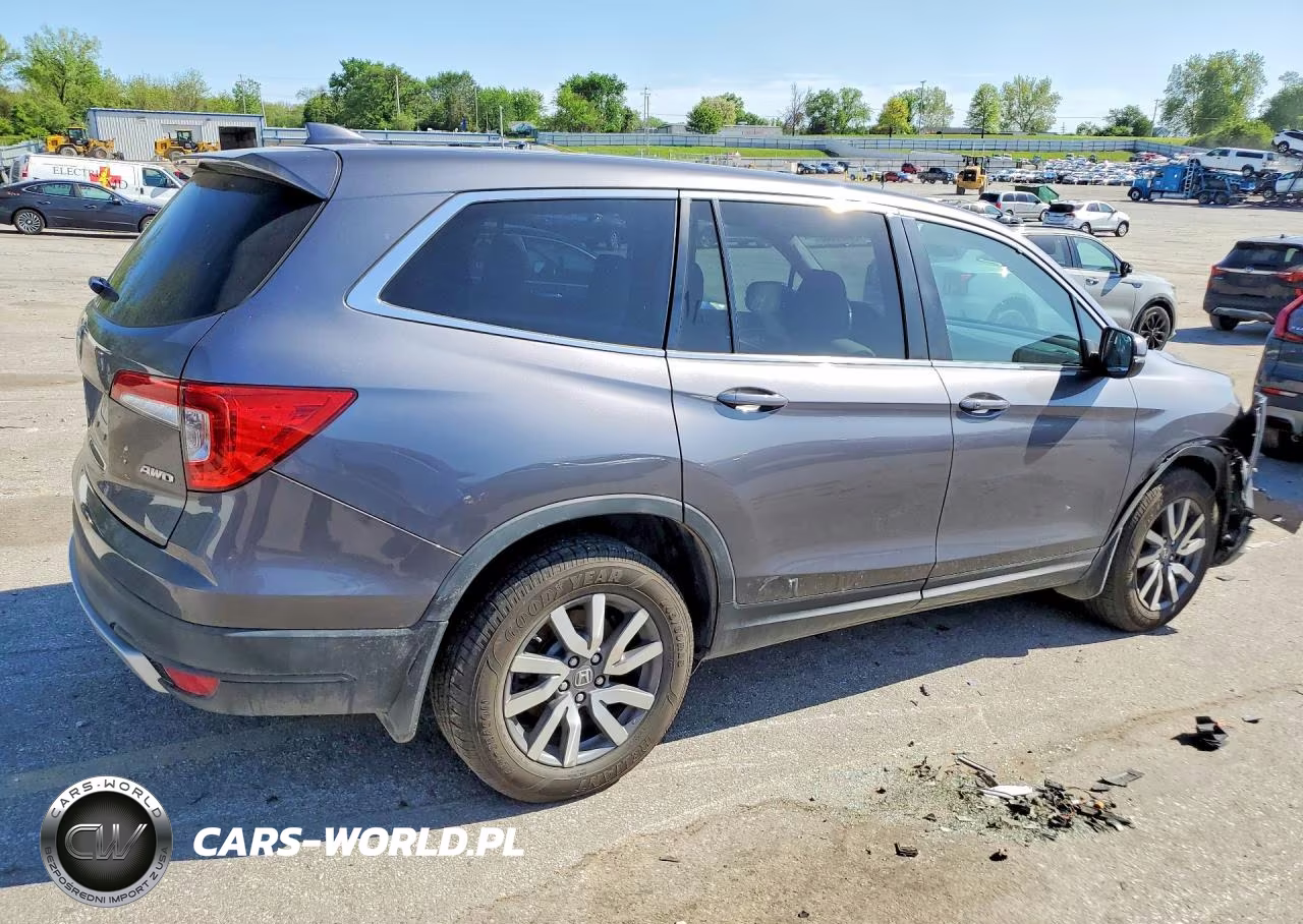 2020 Honda Pilot Exl VIN:5FNYF6H58LB051983 - 3