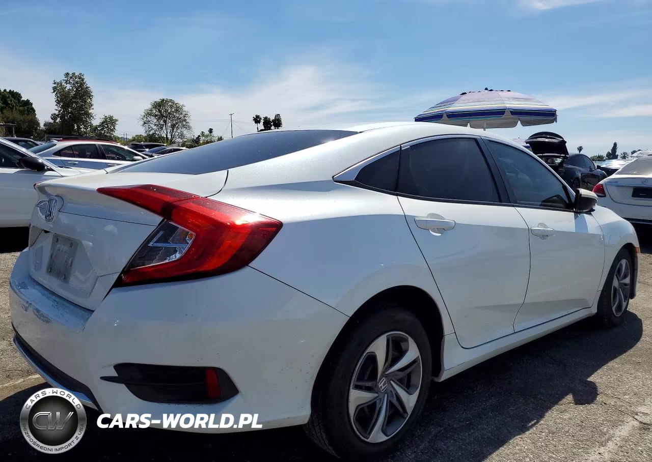 2020 Honda Civic Lx VIN:2HGFC2F69LH545737 - 3