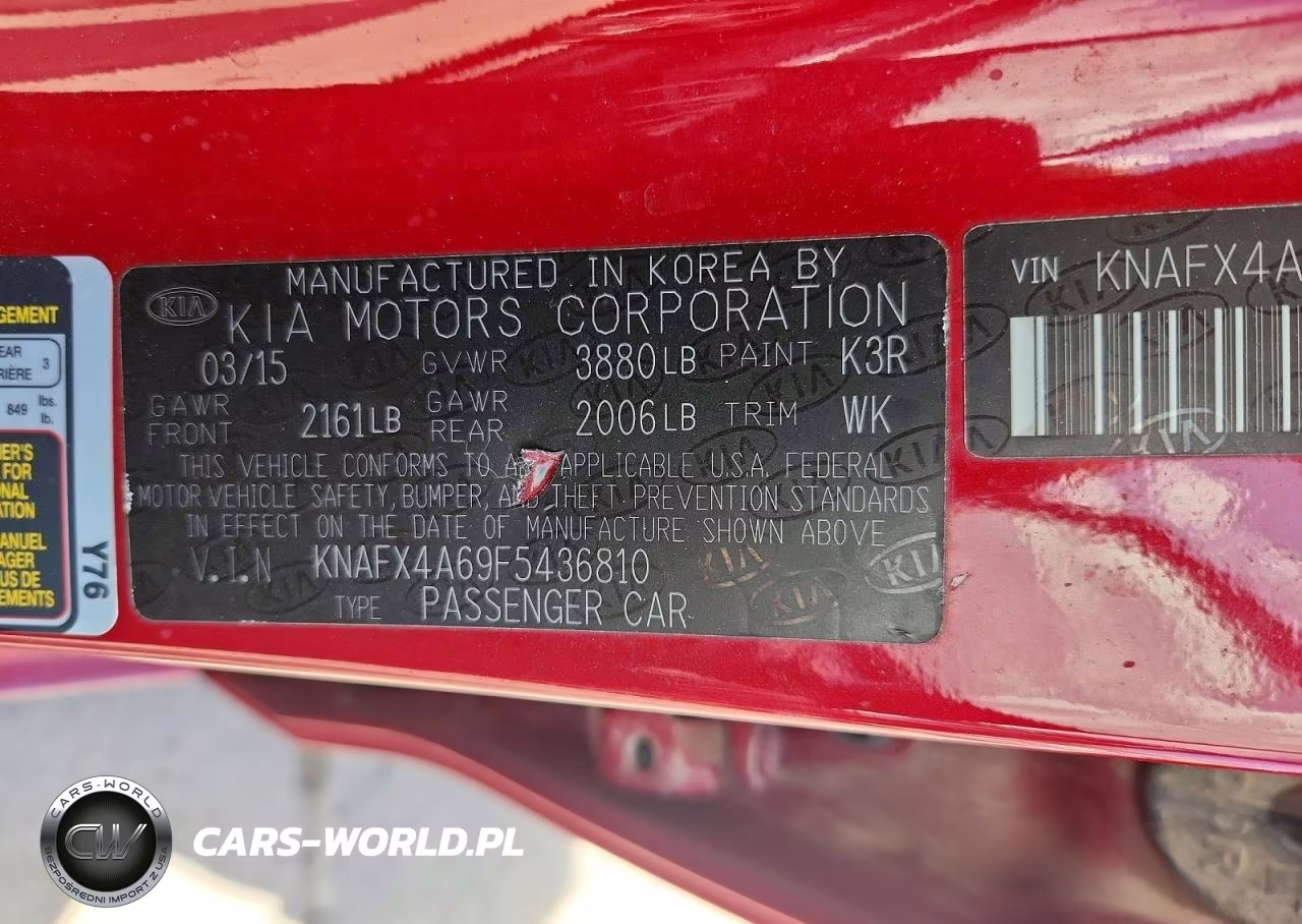 2015 Kia Forte Lx VIN:KNAFX4A69F5436810 - 13