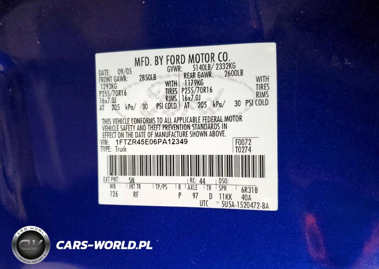 2006 Ford Ranger Super Cab VIN:1FTZR45E06PA12349 - 13