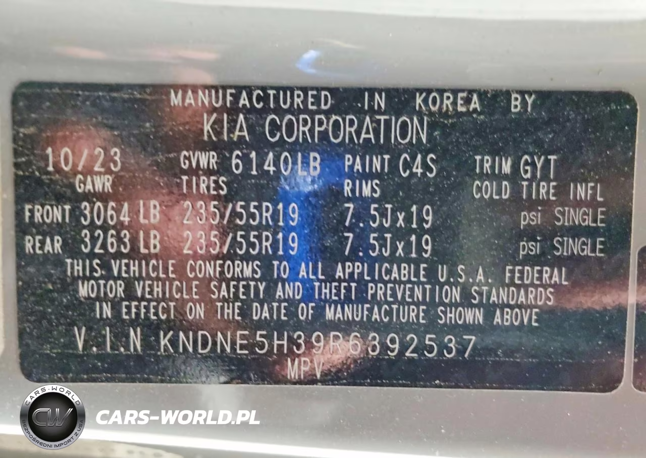 2024 Kia Carnival Sx Prestige VIN:KNDNE5H39R6392537 - 13