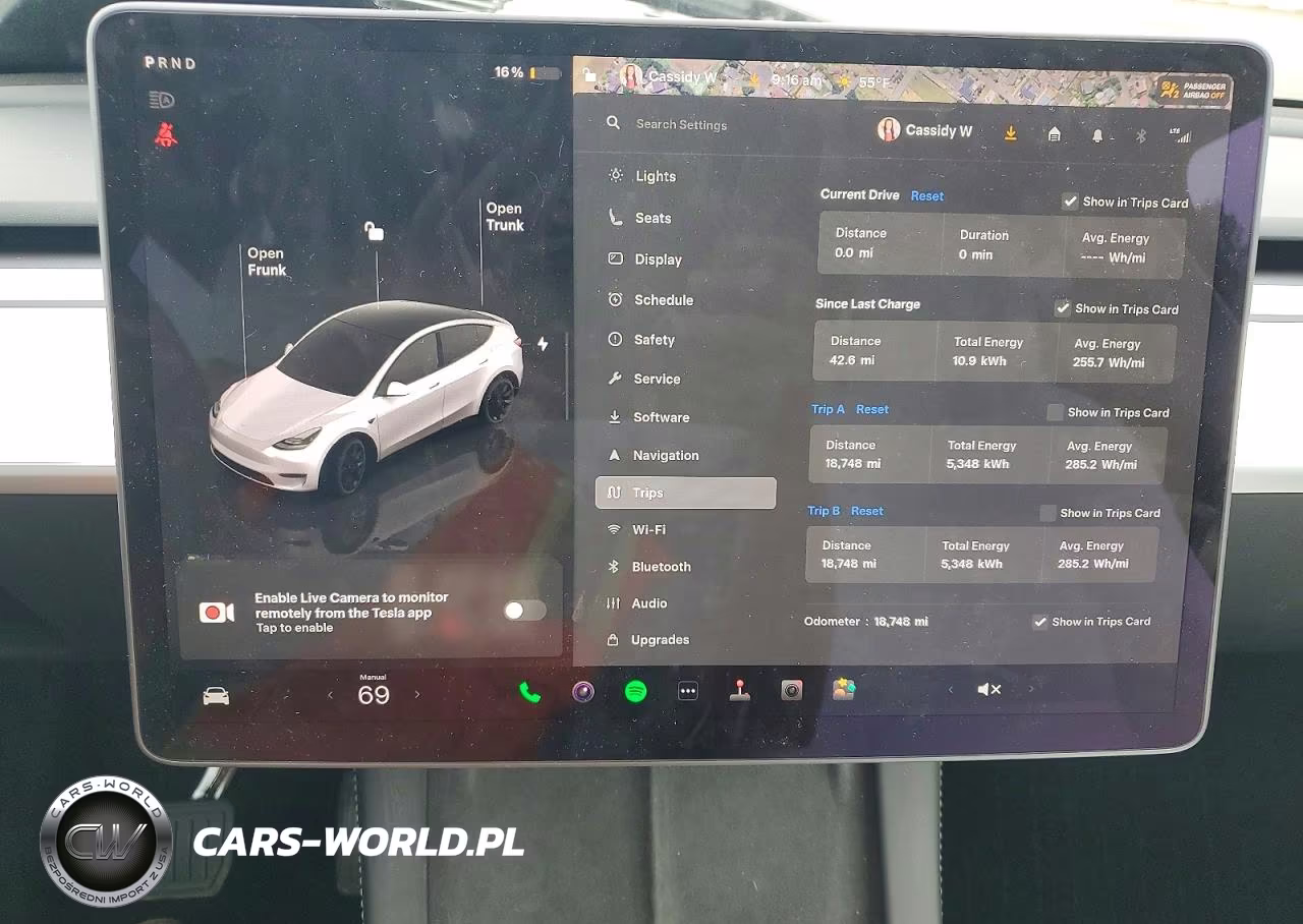 2025 Tesla Model Y VIN:7SAYGDED0SF281595 - 9
