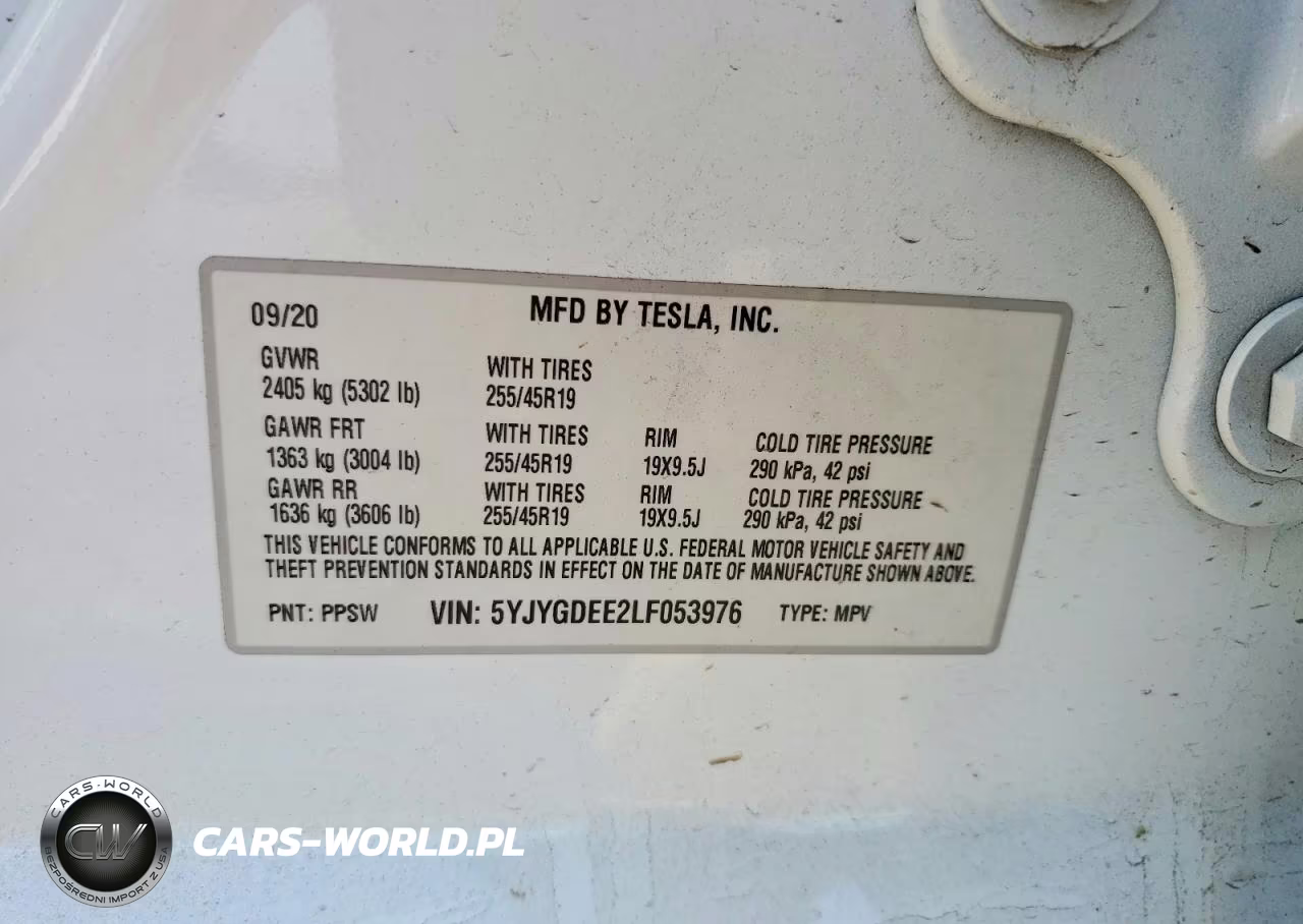 2020 Tesla Model Y VIN:5YJYGDEE2LF053976 - 13