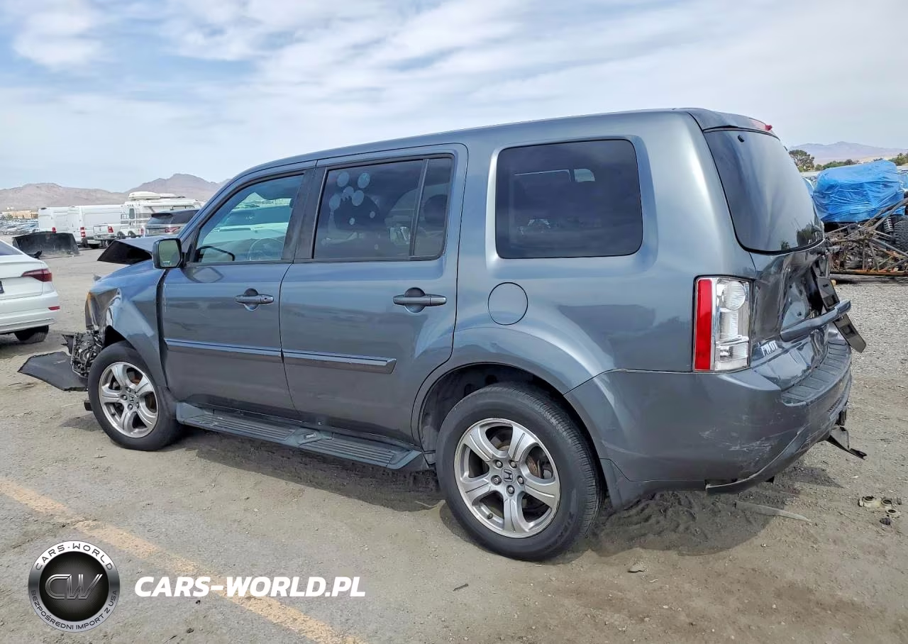 2013 Honda Pilot Exl VIN:5FNYF4H51DB026834 - 2