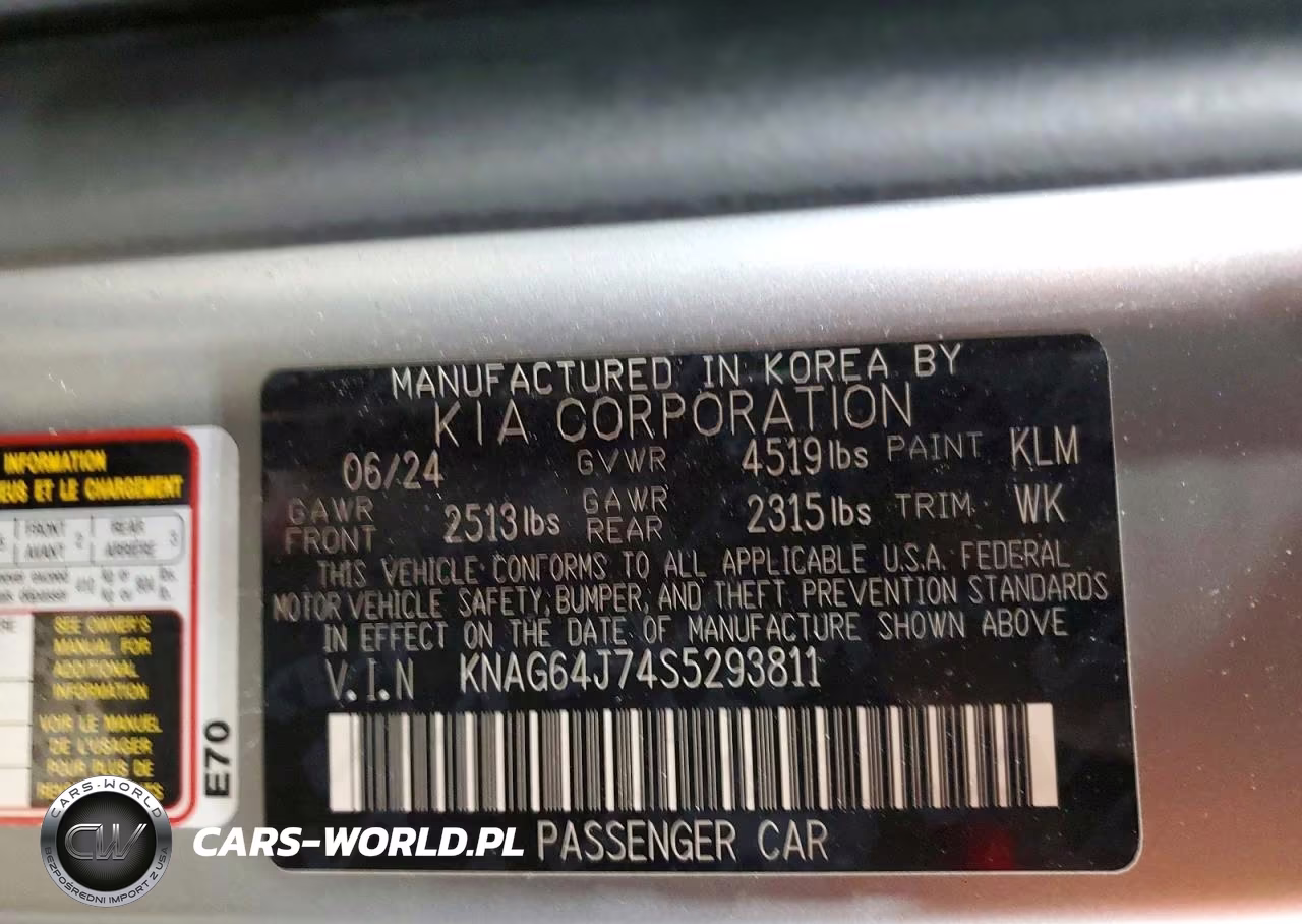 2025 Kia K5 Gt Line VIN:KNAG64J74S5293811 - 12
