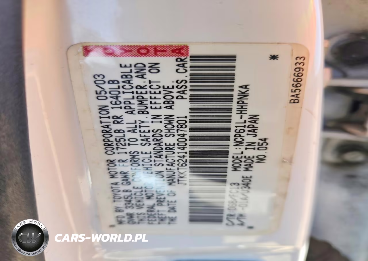 2004 Scion Xa Base VIN:JTKKT624140047801 - 13