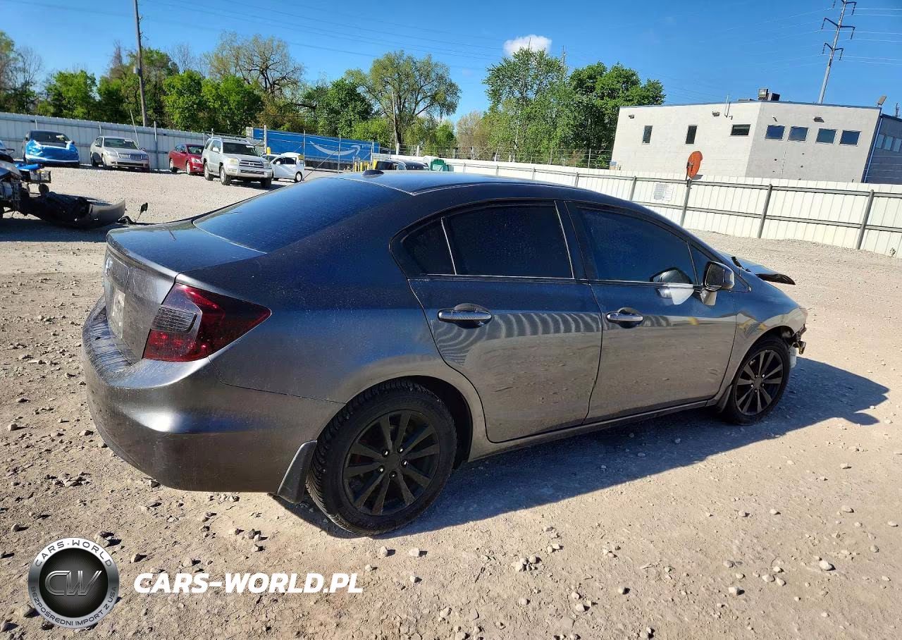 2012 Honda Civic Exl VIN:2HGFB2F99CH515750 - 3