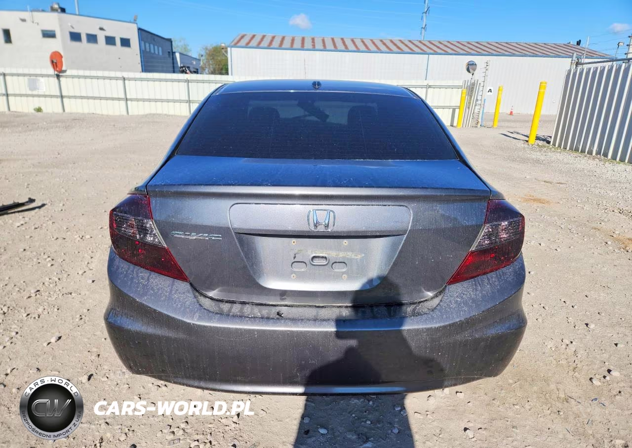 2012 Honda Civic Exl VIN:2HGFB2F99CH515750 - 6