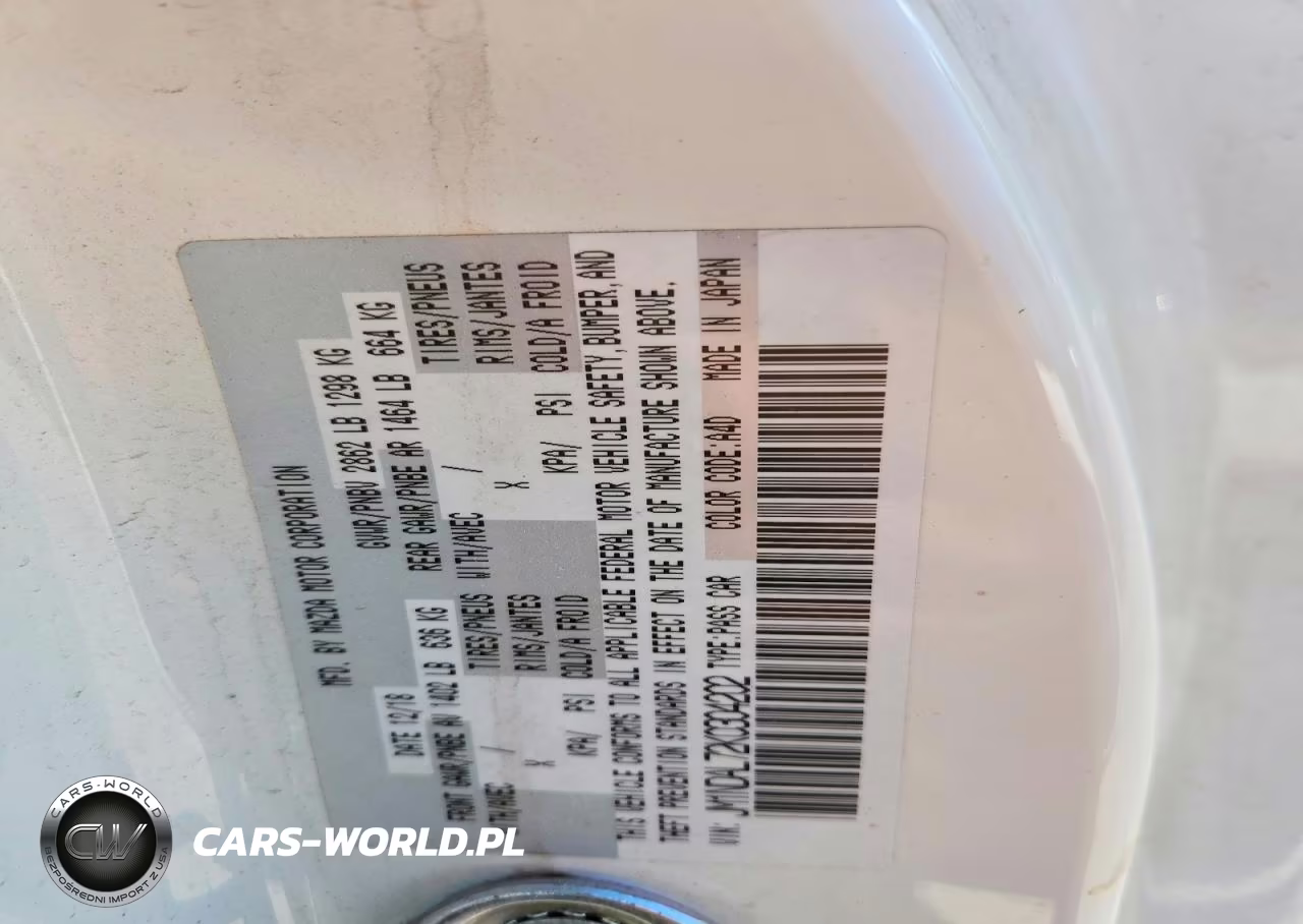 2019 Mazda Mx-5 Miata Club VIN:JM1NDAL72K0304202 - 12
