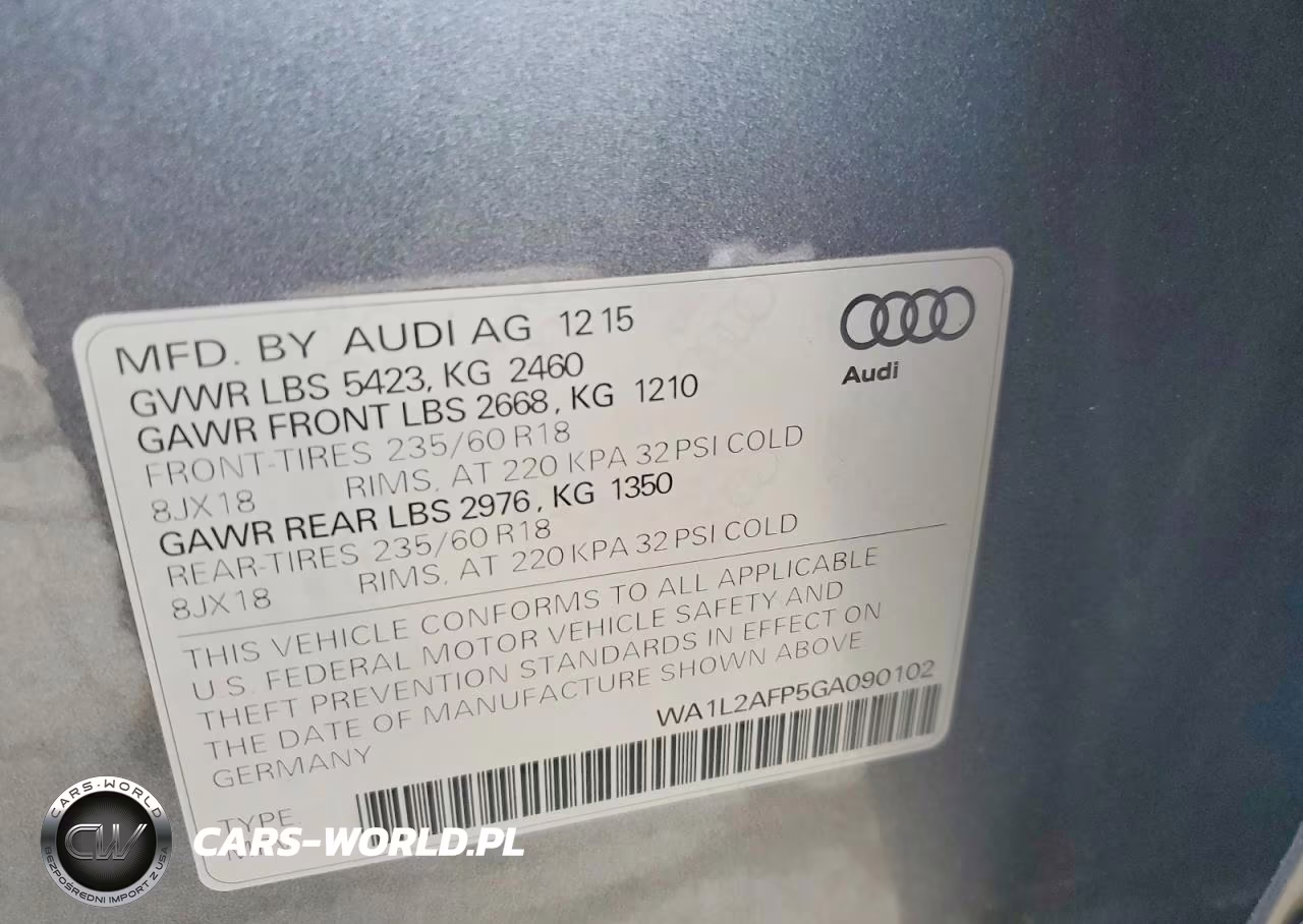 2016 Audi Q5 Premium Plus VIN:WA1L2AFP5GA090102 - 14
