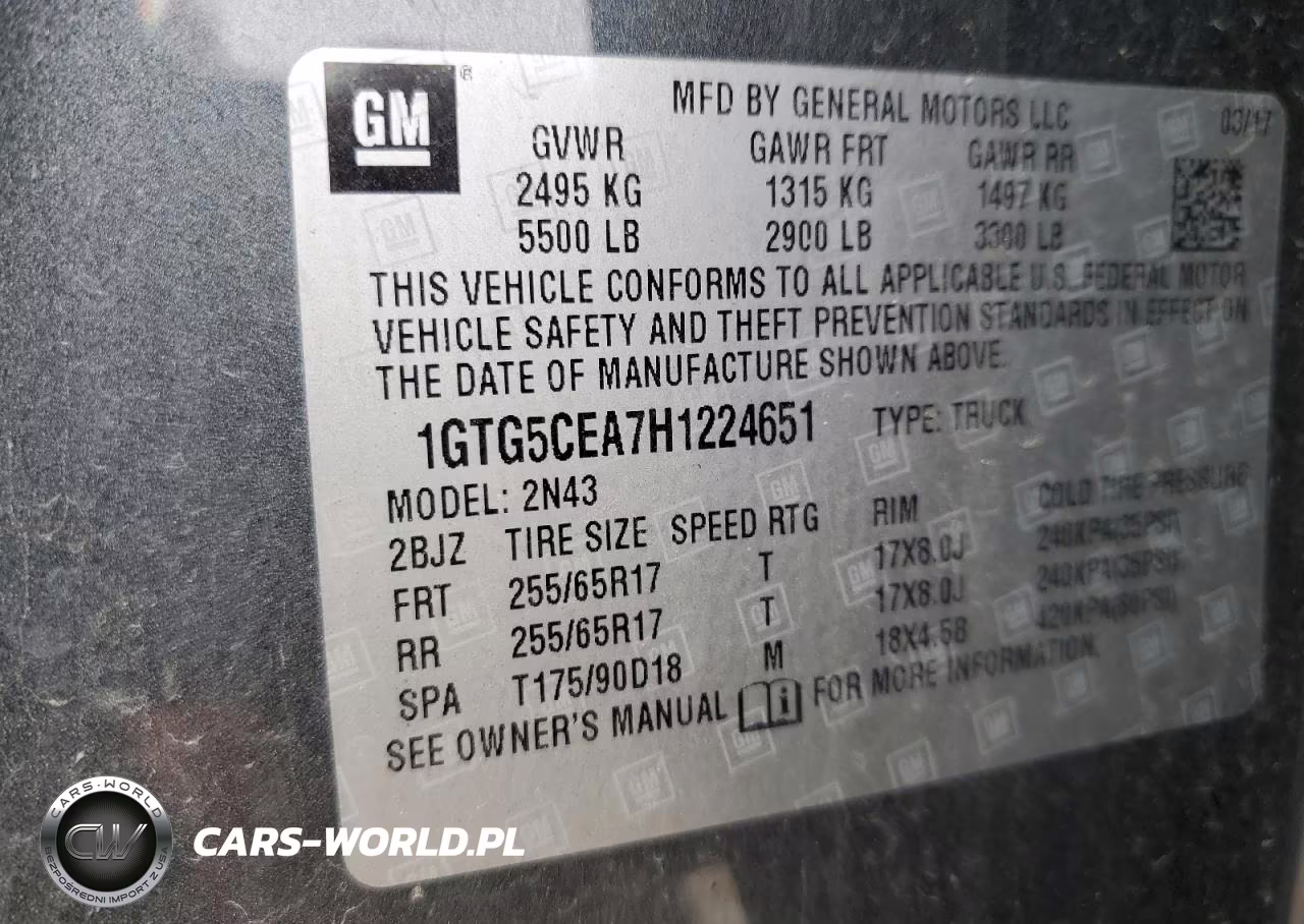 2017 GMC Canyon Sle VIN:1GTG5CEA7H1224651 - 12