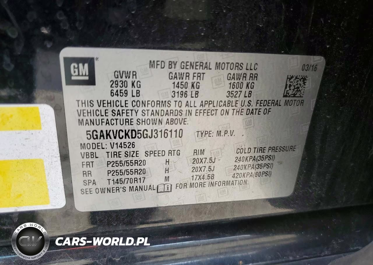 2016 Buick Enclave VIN:5GAKVCKD5GJ316110 - 14