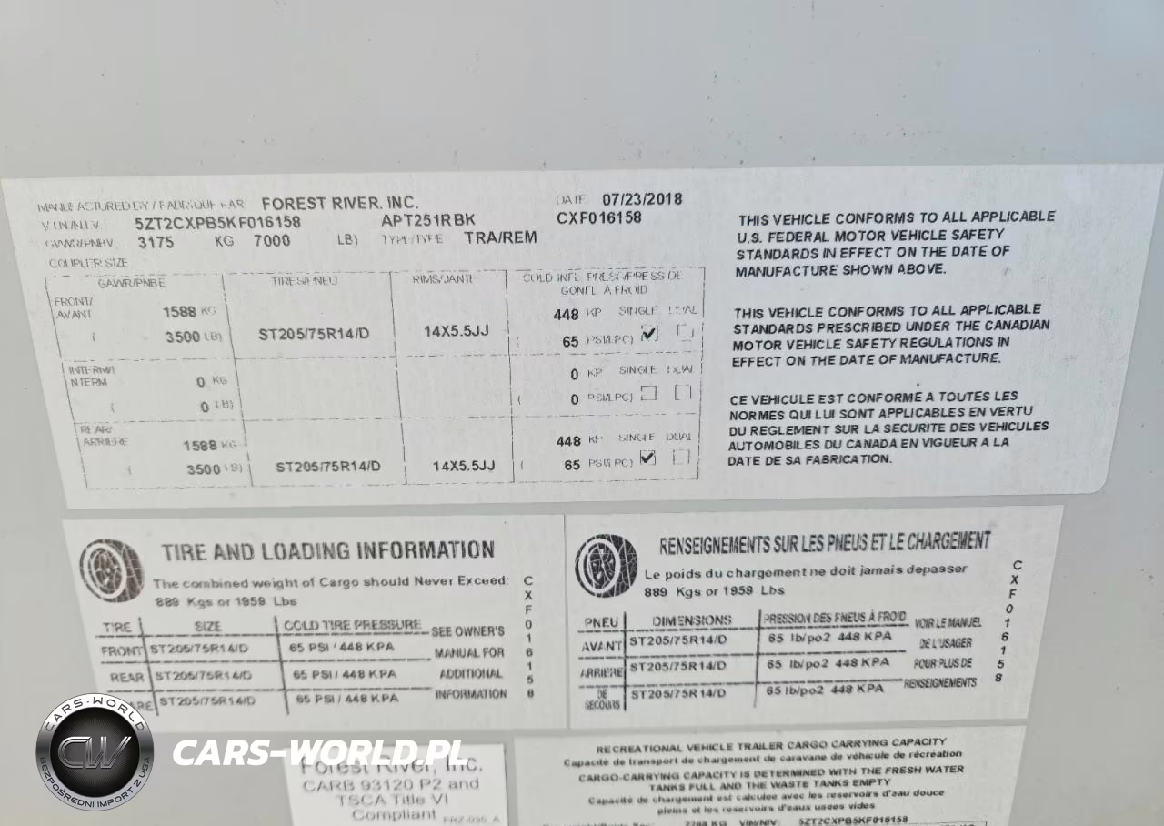 2019 Apex By Coachmen 251 Rbk VIN:5ZT2CXPB5KF016158 - 10