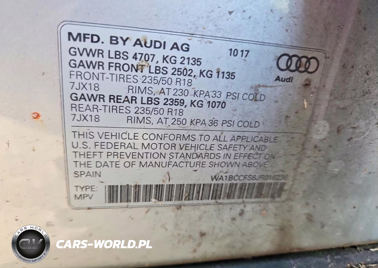 2018 Audi Q3 Premium VIN:WA1BCCFS6JR016236 - 13