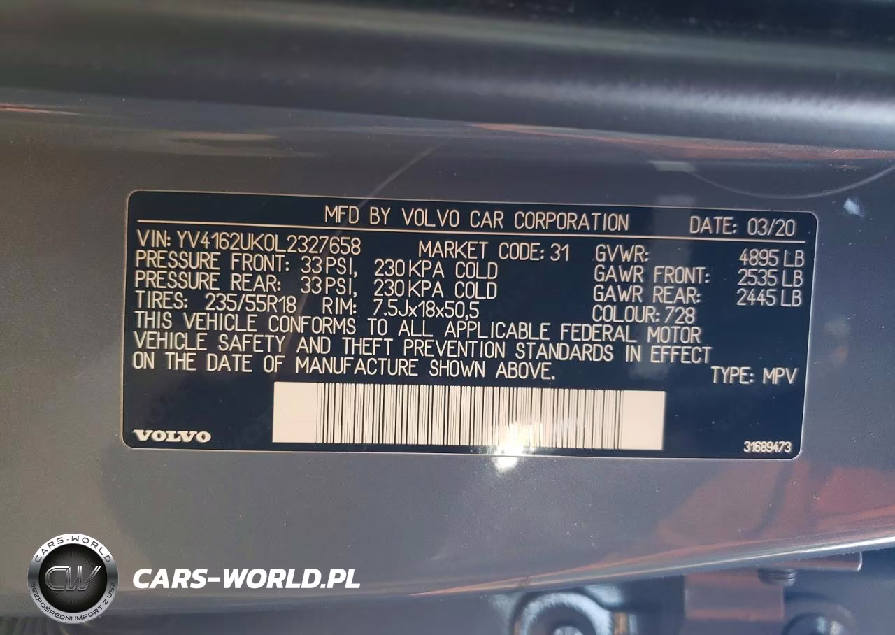 2020 Volvo C40 Recharge Ultimate VIN:YV4162UK0L2327658 - 13