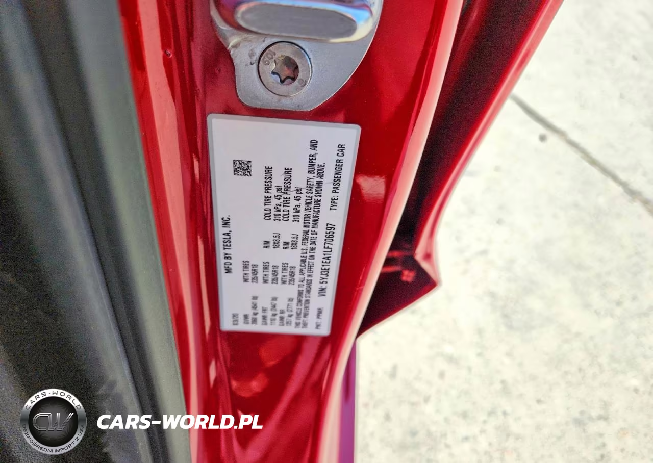 2020 Tesla Model 3 VIN:5YJ3E1EA1LF706597 - 12